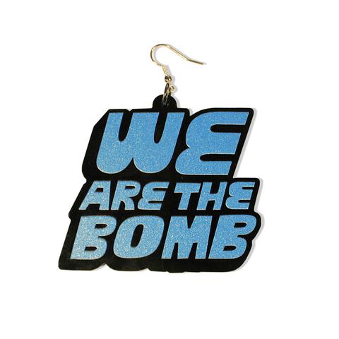 DETROIT'S EARRINGS - HLS / BOMB (Black / Acrylic)